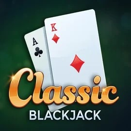 Classic Blackjack logo by Red Tiger Gaming at Ninlay Casino