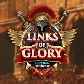Official Slots logo: Links of Glory by Slingshot Studios at Ninlay Casino