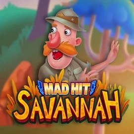 Mad Hit Savannah slot logo by RubyPlay at Ninlay Casino